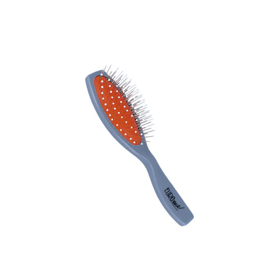 Eurostil CEPILLO PEQUEÑO FUELLE PÚA BOLA BLANCA DE COLORES