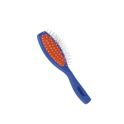 Eurostil CEPILLO PEQUEÑO FUELLE PÚA BOLA BLANCA DE COLORES