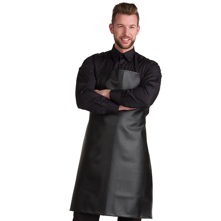 Eurostil DELANTAL MOD.31803151 POLIPIEL NEGRO TALLA UNI