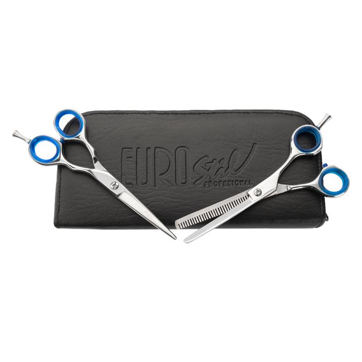 Eurostil ESTUCHE ACADEMIA 2 TIJERAS BRILLO MICRO DENT