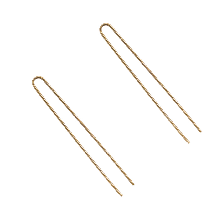 Eurostil BOLSA 20 U.HORQUILLA MOÑO BRONCE 65 MM