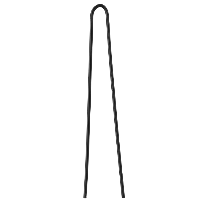 Eurostil BOLSA 20 U.HORQUILLA MOÑO NEGRA 65 MM