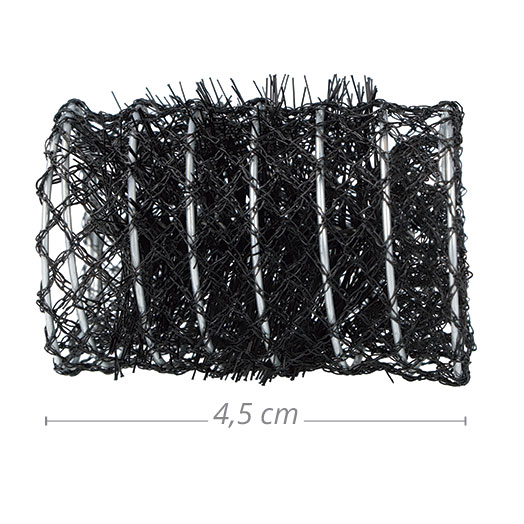 Eurostil BOLSA 6 RULOS MALLA NEGRO DIÁMETRO 45