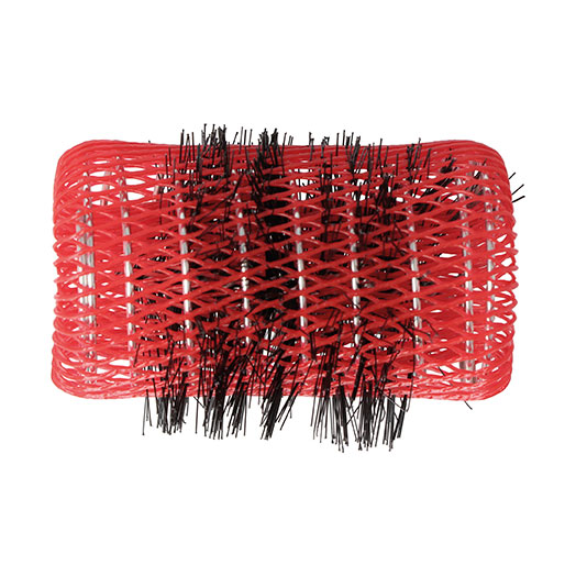 Eurostil BOLSA 6 RULOS MALLA ROJO 7 CM