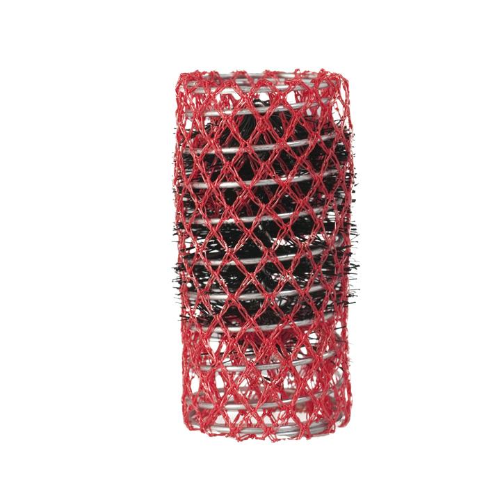 Eurostil BOLSA 6 RULOS MALLA ROJOS 32MM