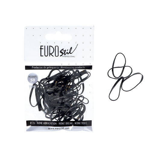 Eurostil BOLSA DE 50 GOMAS NEGRAS TPU