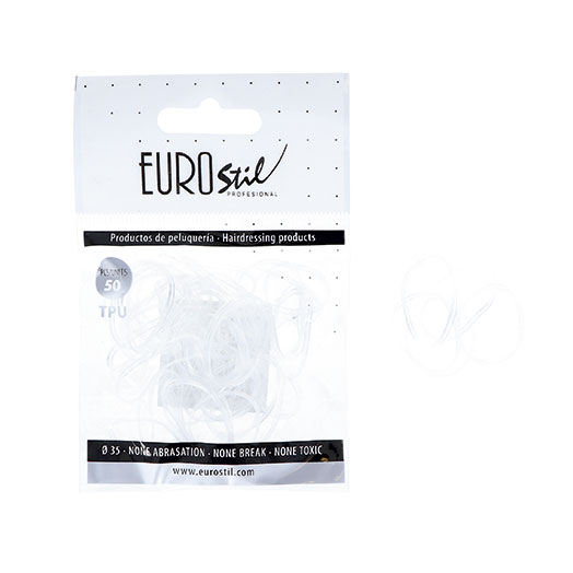 Eurostil BOLSA DE 50 GOMAS TRANSPARENTE TPU