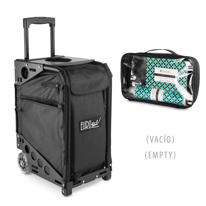 Eurostil BOLSA PELUQUERIA CON RUEDAS NEGRA