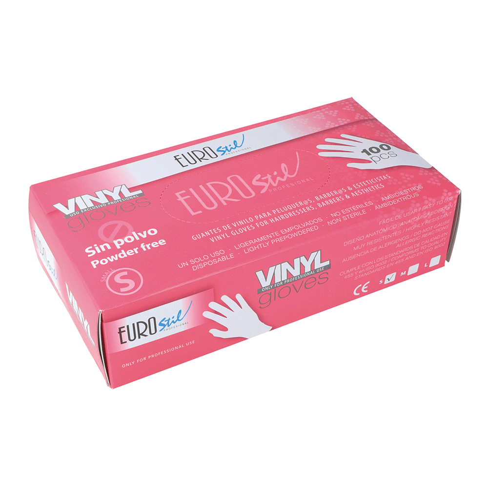 Eurostil CAJA 100 GUANTES VINILO TALLA M