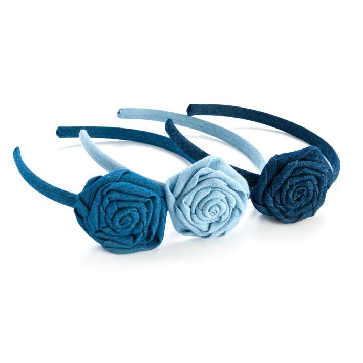 Eurostil CAJA 6 DIADEMAS FLOR TEJANA VARIOS TONOS