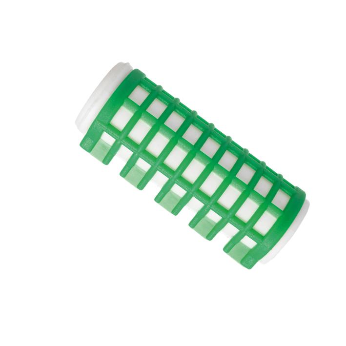 Eurostil CAJA 6 RULOS CALIENTES 23 MM.COLOR VERDE