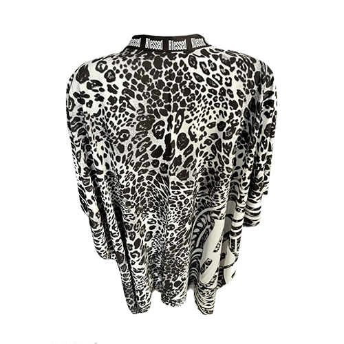 Eurostil CAPA CON CUELLO DE NEOPRENO BLACK LEOPARD