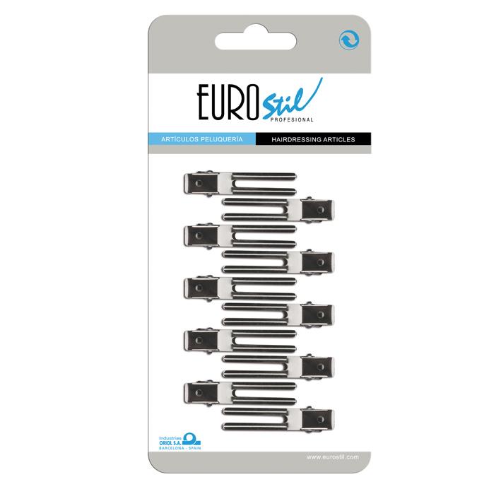 Eurostil CARTONES 10 U.PINZA DOBLE PATA