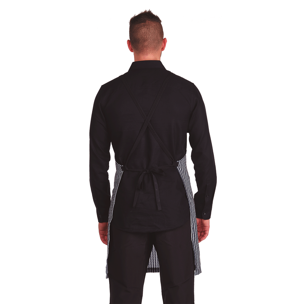 Eurostil DELANTAL BARBERO BOLSILLO PLATEADO LACLA