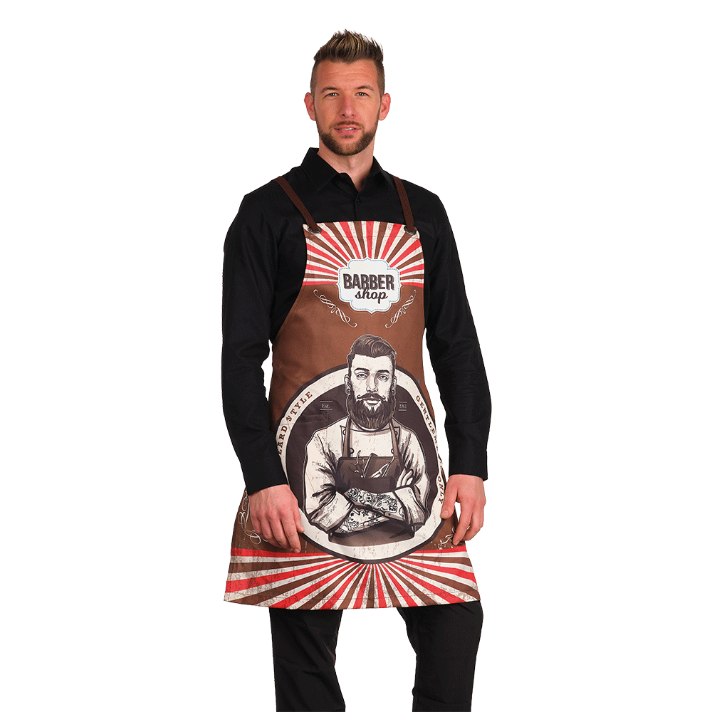 Eurostil DELANTAL BARBERO MARRÓN