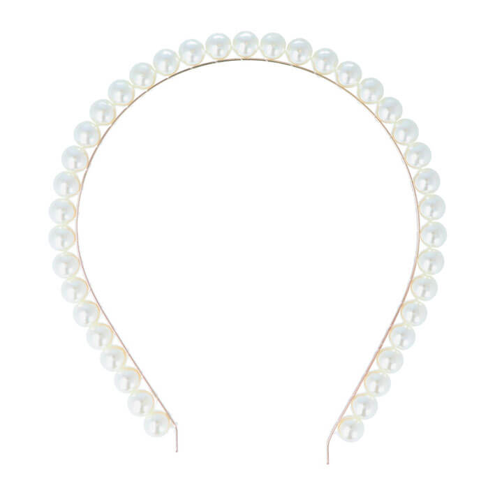 Eurostil DIADEMA DORADA CON PERLAS 2 UDS