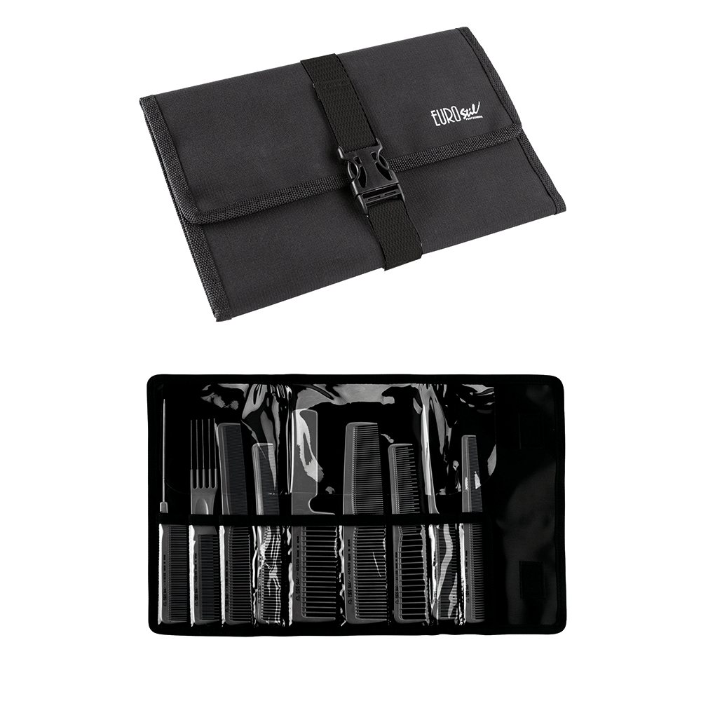Eurostil ESTUCHE PROFESIONAL 9 PEINES CON CIERRE