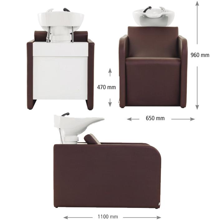 Eurostil LAVACABEZAS NEPTUNO MARRON