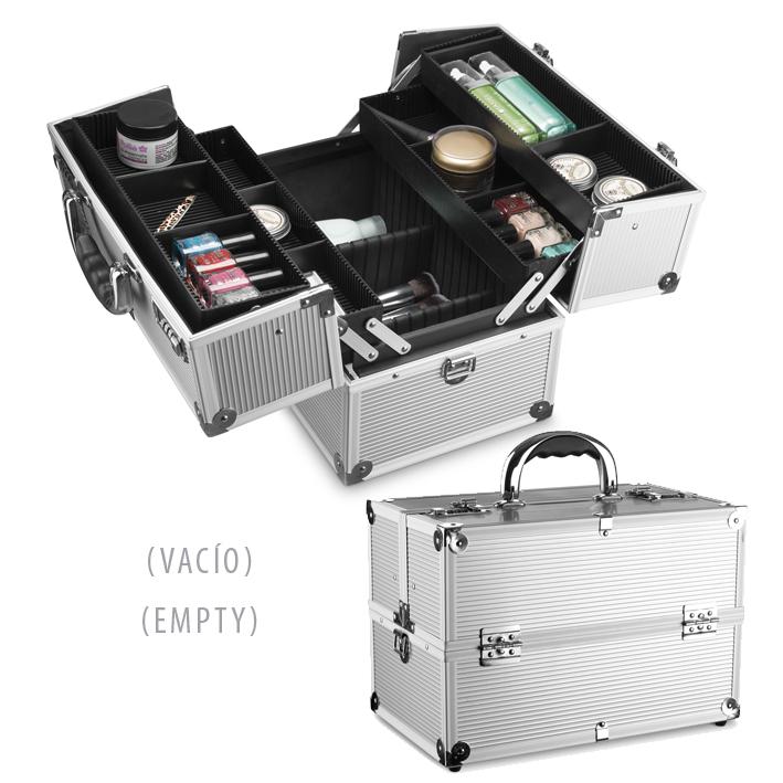Eurostil MALETA ALUMINIO MAQUILLAJE (VACIA)