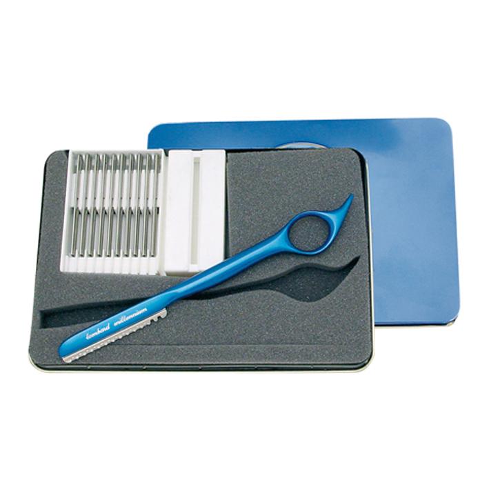 Eurostil NAVAJA MILLENNIOAZUL + 10 HOJAS