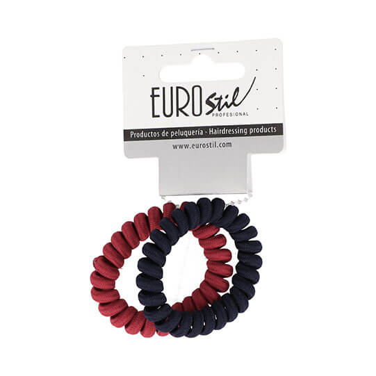 Eurostil PACK 2 GOMAS ESPIRAL FORRADAS