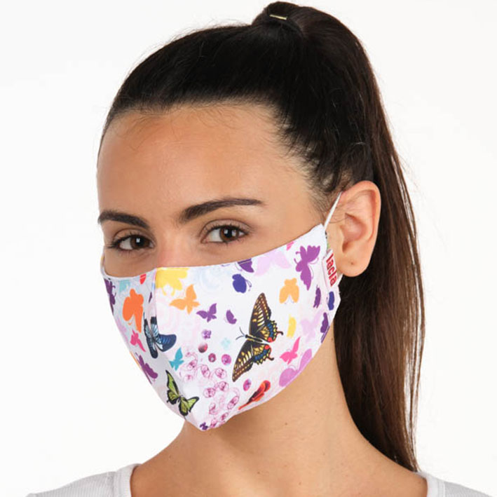 Eurostil PACK 3 MASCARILLAS TEXTIL MARIPOSAS