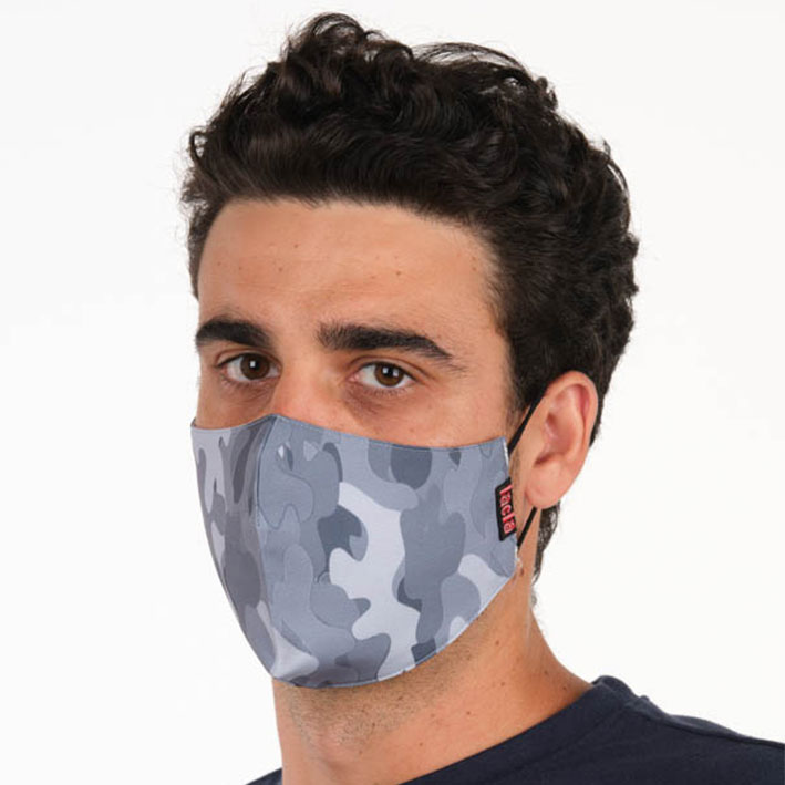 Eurostil PACK 3 MASCARILLAS TEXTIL MILITAR