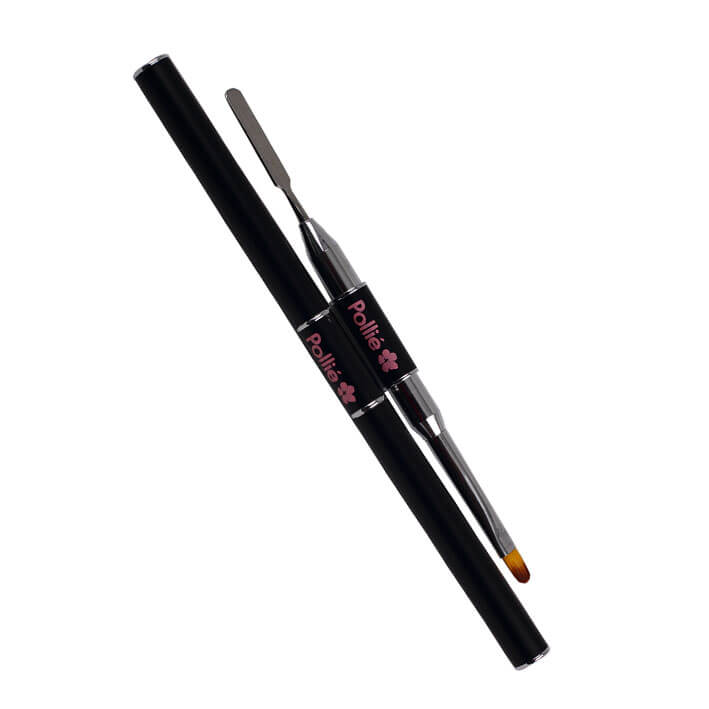 Eurostil PINCEL GEL + EMPUJADOR DE CUTÍCULAS