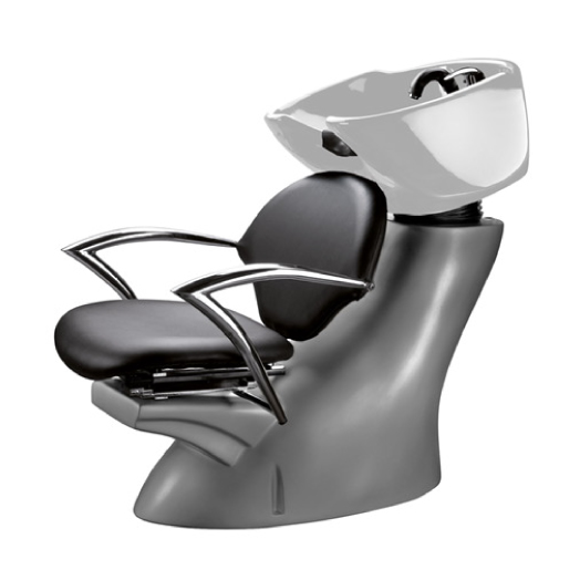 Eurostil LAVACABEZAS ‘STIL’ PLATA CON CERÁMICA BLANCA