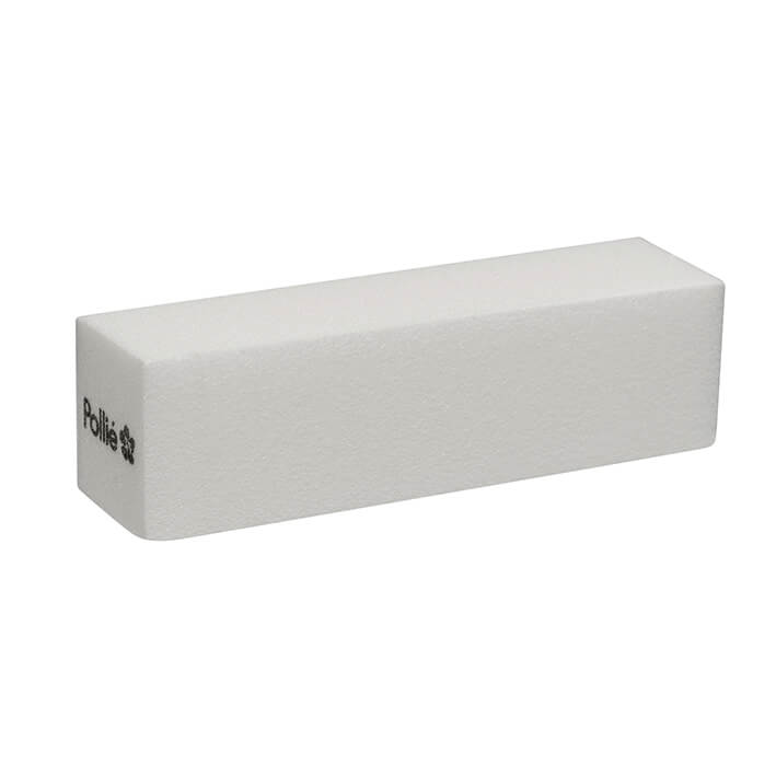 Eurostil LIMA BLOQUE 4 CARAS 120 GRIT 25X25X97MM BLANCO