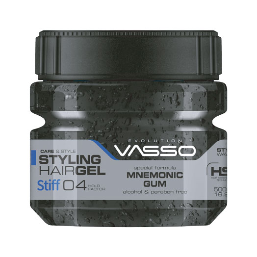 Eurostil MNEMONIC GUM STYLING HAIR GEL STIFF VASSO 500 ml