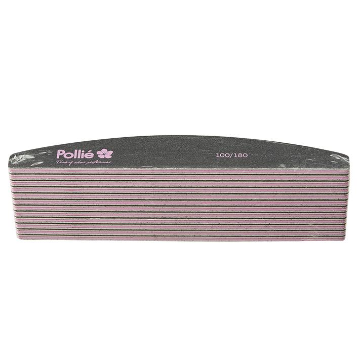 Eurostil PACK 12 LIMAS 100/180 NEGRA MEDIA LUNA ACOLCHA