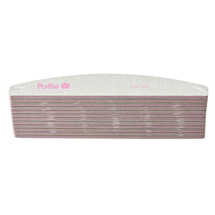 Eurostil PACK 12 LIMAS 100/180 ZEBRA MEDIA LUNA ACOLCHADA