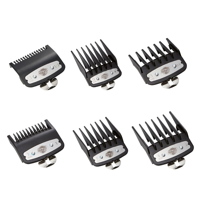 Eurostil PACK 6 PEINES METÁLICOS PARA MÁQUINA EAGLE Y FALCON