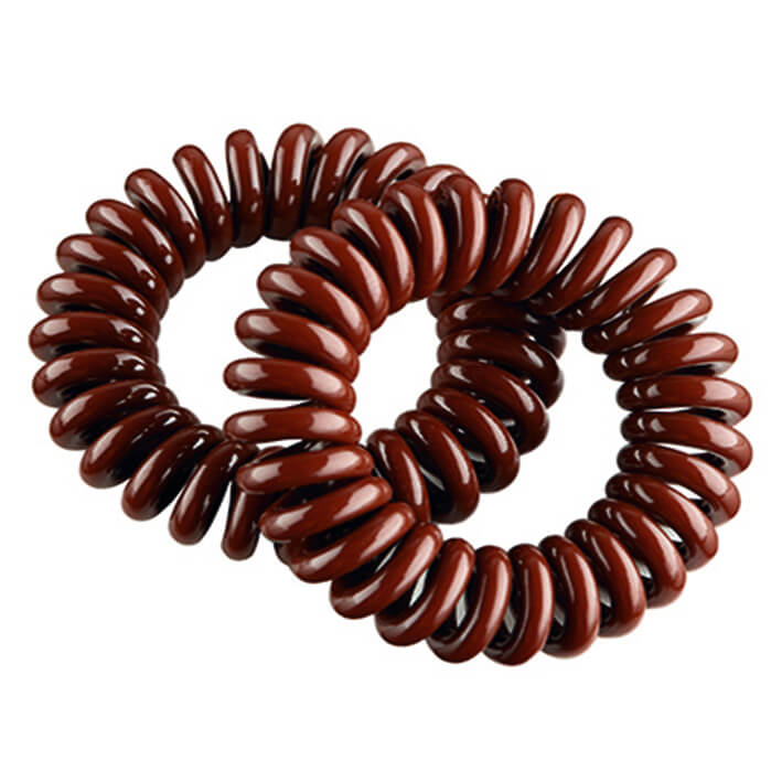 Eurostil PACK DE 2 GOMAS ESPIRAL MEDIANA 45MM MARRON