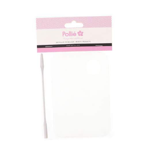 Eurostil PALETA BLANCA PARA MEZCLAS NAIL ART DE PLÁSTICO