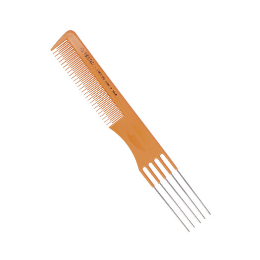 Eurostil PEINE 5 PÚAS METÁLICA COLOR.19 5 CM.PÚA ESPECIAL