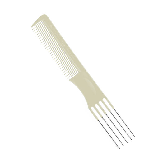 Eurostil PEINE 5 PÚAS METÁLICAS COLOR.19 5 CM COLORES CLÁSICOS