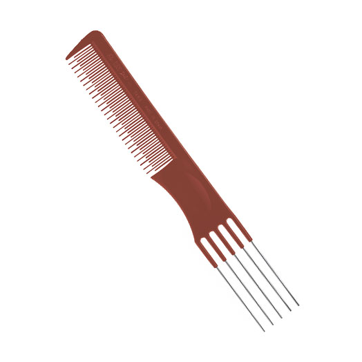 Eurostil PEINE 5 PÚAS METÁLICAS COLOR.19 5 CM COLORES CLÁSICOS