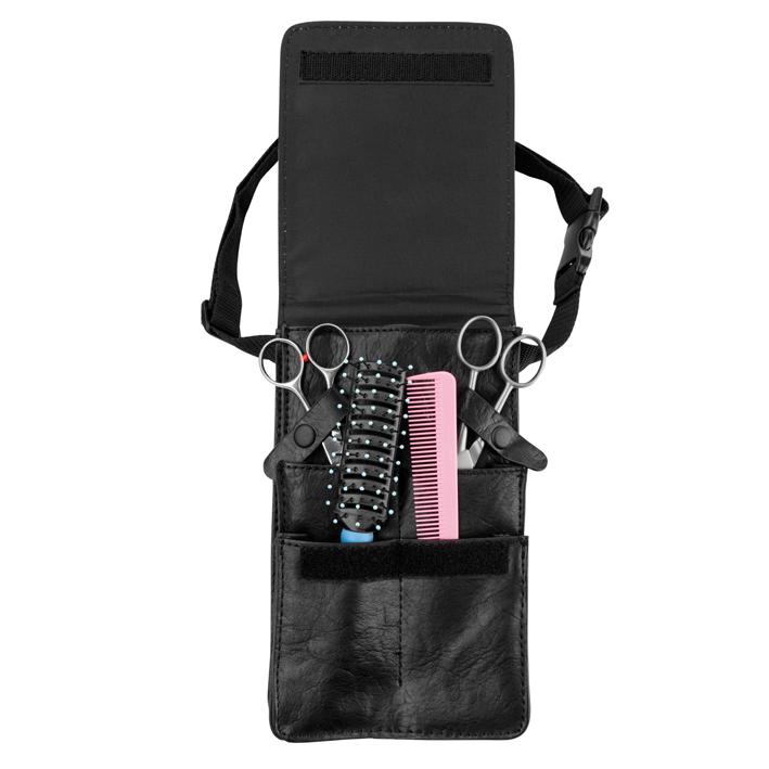 Eurostil PORTA UTILES CINTURA SIMIL PIEL NEGRO 13 5X22