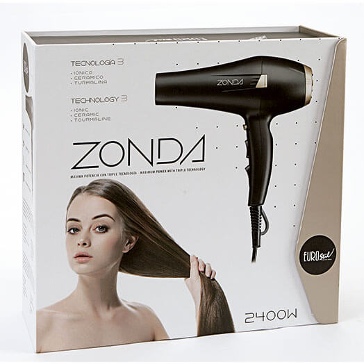 Eurostil SECADOR DE CABELLO EUROSTIL ZONDA DORADO 2400W
