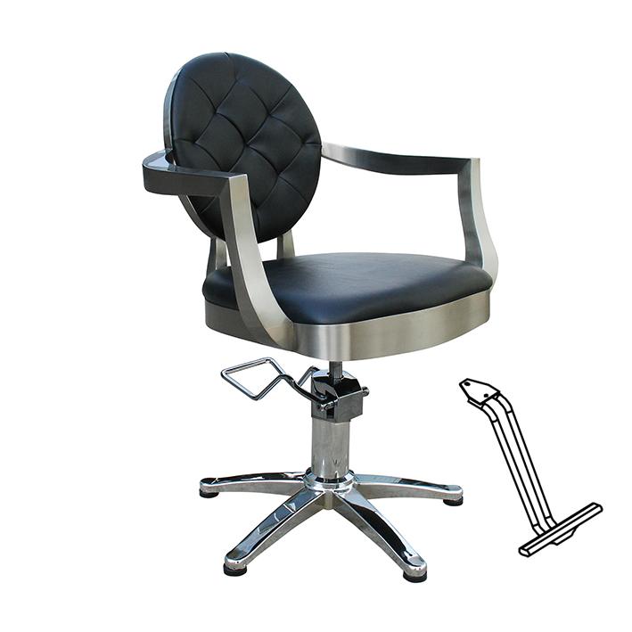 Eurostil SILLA CHIC NEGRA PIE ESTRELLA CON APOYAPIES