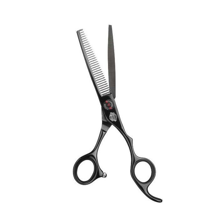 Eurostil TIJERA ESCULPIR BARBERO CAPTAIN COOK MODELO BLACK RIPPER 6″