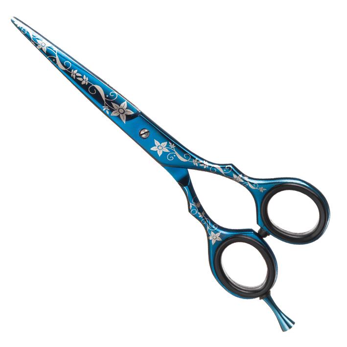 Eurostil TIJERA TITANIO AZUL DECORADA 5 5 ACERO 440C