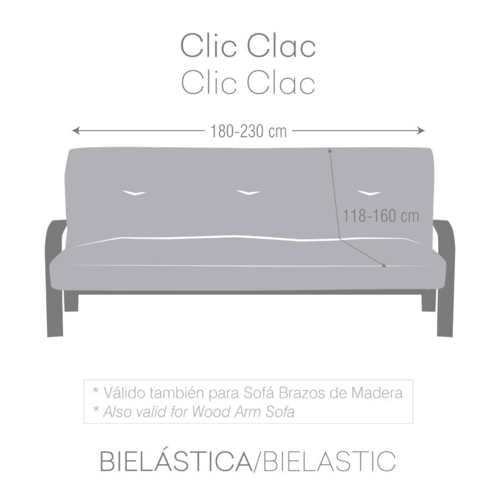 Eysa FUNDA SOFÁ BIELÁSTICA CLIC-CLAC SALSA