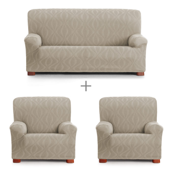 Eysa FUNDA SOFÁ ELÁSTICA DUO 3+1+1 PLAZAS IRIA