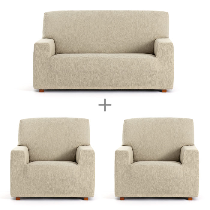 Eysa FUNDA SOFÁ ELÁSTICA DUO 3+1+1 PLAZAS TROYA