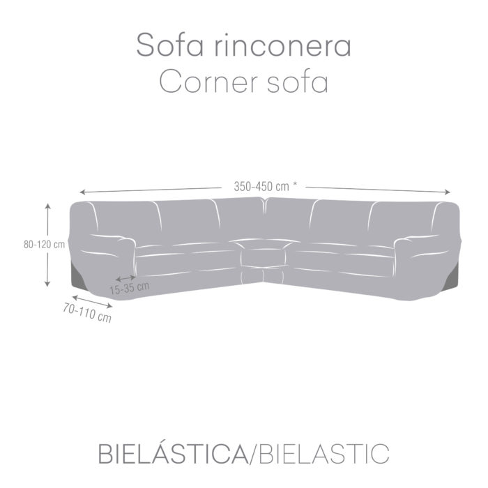Eysa FUNDA SOFÁ RINCONERA BIELÁSTICA JAZ