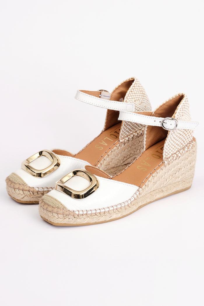 Fabiolas Alpargata Ambar Blanco