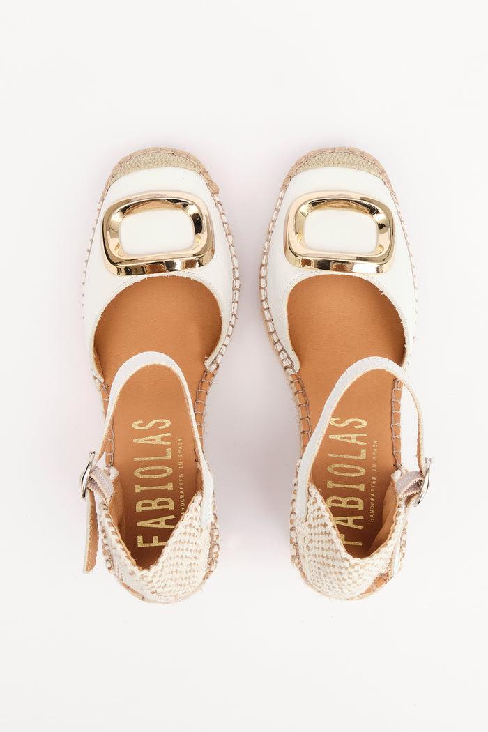 Fabiolas Alpargata Ambar Blanco